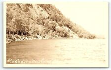 1920s BRISTOL NEW HAMPSHIRE NEWFOUND LAKE THE LEDGES RPPC POSTCARD P3441 picture