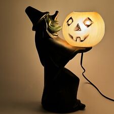 RARE Vintage Tico Toys Witch Pumpkin Jack O Lantern Blow Mold Halloween 13