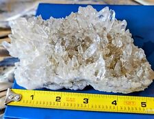 Lot Of 2 Huge Large Big Clear Arkansas Quartz Crystal Clusters Museum Grade picture