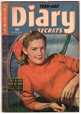 Teen-Age Diary Secrets #5 1949 Blue Ribbon Comics St. John MATT BAKER Golden Age picture