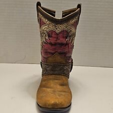 Cowboy Boot Vase 8.5