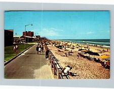 Virginia Beach VA, Swimming, Boardwalk, Ocean Surf Vintage Virginia PostcardÂ Â  picture