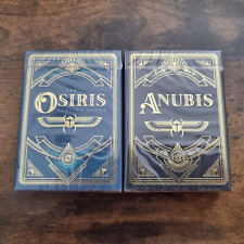 Osiris & Anubis 2 Deck Set New & Sealed Steve Minty Rare Limited Playing Cards picture