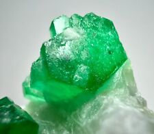 Top Color Beautiful Green Emerald Crystals On Matrix. Swat, PAK 15 GM. picture