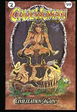 Cavewoman #2 VF 8.0 Signed Budd Root Basement 1994 picture