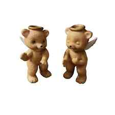 Pair of Lefton Porcelain Angel Bears picture