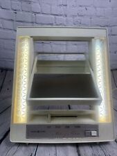 Vintage General Electric Lighted Make-up Mirror 2 Sided Four Settings GE picture
