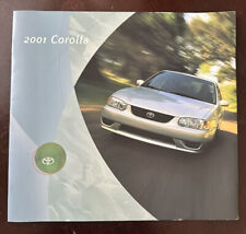 2001 Toyota Corolla Deluxe Original Sales Brochure 01 picture