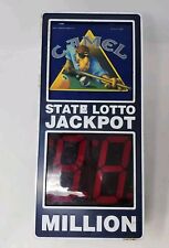 Vintage 1992 Joe Camel R.J. Reynolds State Lotto Light Up Sign  picture