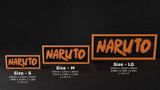 Naruto - Anime 3D Printed Logo Display Sign (Unofficial Product) picture