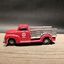 Antique Vintage Style Cast Iron Red Texaco Truck Flat bed Car picture
