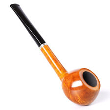 Handcrafted Briar Tomato Pipe Straight Stem Wooden Tobacco Pipe Smooth Finished picture
