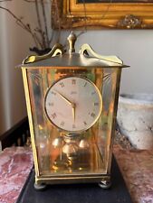 Vintage Schatz 400 brass clock made in Germany not tested picture