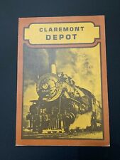 Vintage Claremont Depot Railroad Menu California picture