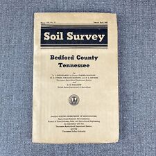 Bedford County Tennessee  Soil Survey Series 1938, No. 12 picture