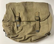 WW2 WWII US ARMY M1936 Musette Field Bag Original War Used Luce Manu Dated 1942 picture