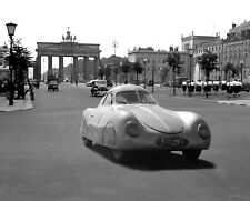 1938 PORSCHE in BERLIN German Classic Car Retro Poster Photo 13x19 picture