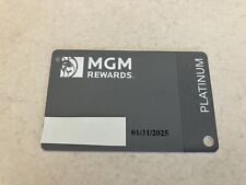 MLIFE MGM REWARDS PLATINUM SLOT PLAYERS CARD FEMALE NAME 2025 EXPIRATION picture