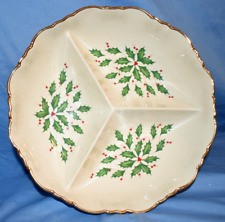 Lenox American by Design Holiday Archive 3 Section Divided Bowl 9