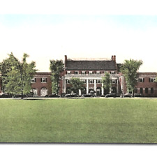 1930s Dearborn MI Inn RPPC Postcard Hand Colored Entrance Automobile Cars Lawn picture