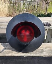 Vintage Red Lens Railroad Signal Light Works Lights Up New Cord New Switch  picture