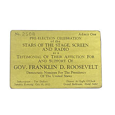 1932 Franklin Roosevelt for President picture