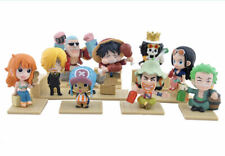 9pc Set One Piece Luffy Zero Brook Japanese Anime Figures Toy Gift US Seller picture