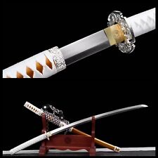 Handmade Japanese Samurai Sword 9260 spring steel Full Tang Blade Katana Sharp picture