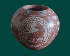 Native American Indian Pottery Signed Red Starr picture
