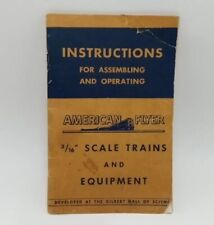Original 1949 American Flyer Trains Operating & Assembly Instruction Manual picture