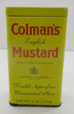 Vintage Colman's Mustard Powder 4 oz Tin Can picture