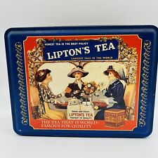 Vintage Liptons Tea Collectors Tin picture