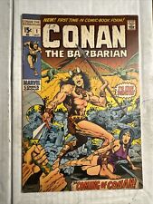 CONAN THE BARBARIAN #1 FN/VF 1970 Marvel Barry Windsor-Smith Art, Roy Thomas picture