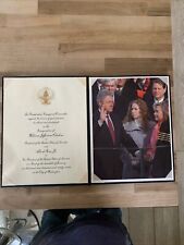 Official 1997 President Bill Clinton Inauguration Invitation Photo Envelope picture