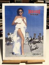 Heidi Fleiss Hollywood Madam Hand Signed Autograph 8.5 x 11 Advertising Photo picture