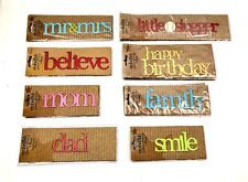 Demdaco Assorted Magnet Phrases Embellish Your Story by Roeda Lot of 24 picture