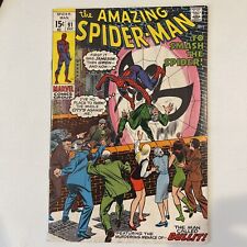 Wow Take A Look AMAZING SPIDER-MAN #91 STAN LEE STORY JOHN ROMITA COVER picture