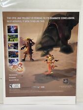 Jak 3 Print Ad Vintage 2004 Gamer Magazine Poster PS2 picture