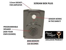 SCREAM BOX PLUS animated programmable speaker new AUX out 3 cables Halloween picture