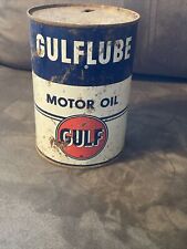 Vintage Gulf Oil Can Quart picture