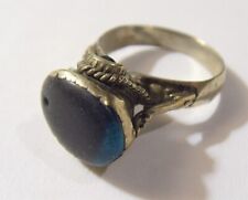 1700s antique nomadic tribal wedding ring size 10.5 as is Central Asia 52271 picture