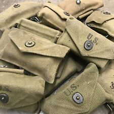 US Army WWII Era M1942 First Aid Kit Khaki Canvas Pouch L-98 picture