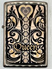 2015 Queen Design Black Ice Zippo Lighter NEW picture