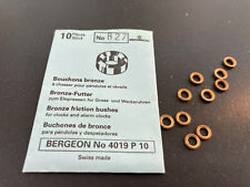 Bergeon Bronze Bushings B27 10 pieces NOS picture