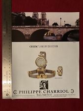 Philippe Charriol Celtic Jewelry Collection 1992 Print Ad - Great To Frame picture