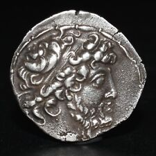 Ancient Seleucid Empire Silver Tetradrachm Coin of Demetrius II Circa 126-127 BC picture
