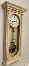 EUC Howard Miller New Haven Wall Clock 620-195 Dual Chime Hermle Quartz Movement picture