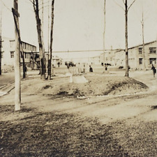 Army Military Base Fort Camp Devens MA Photo 1918 Vintage Original Snapshot E388 picture