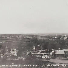 South Berwick Maine RPPC Postcard 1920s Thomas Butler House Hill Photo Art B1085 picture