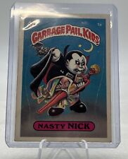 1985 Garbage Pail Kids Series 1 Nasty Nick #1a Matte picture